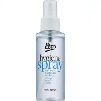 Etos Etos Hygiene Antibacterieel Aloë Vera Glycerine Handspray 100 ML aanbieding