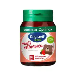 Etos Dagravit Natural Kids Multi Aardbei 60 Dragees aanbieding