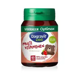 Etos Dagravit Natural Kids Multi Aardbei 60 Dragees aanbieding