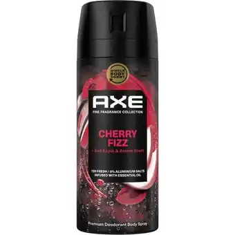Etos Axe Fine Fragarance Cherry Fizz Deodorant Bodyspray 150 ML aanbieding