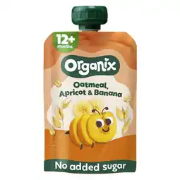 Etos Organix Bio Knijpfruit Havermout, Abrikoos, Banaan aanbieding