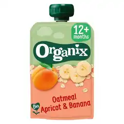 Etos Organix Bio Knijpfruit Havermout, Abrikoos, Banaan aanbieding