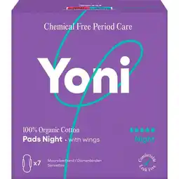 Etos Yoni Maandverband Night 100% Biologisch Katoen aanbieding