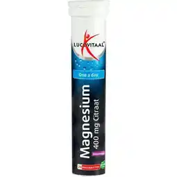 Etos Lucovitaal Magnesium Citraat Bruistabletten 20 stuks aanbieding