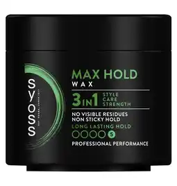 Etos Syoss Max Hold Haarwax 150 ML aanbieding