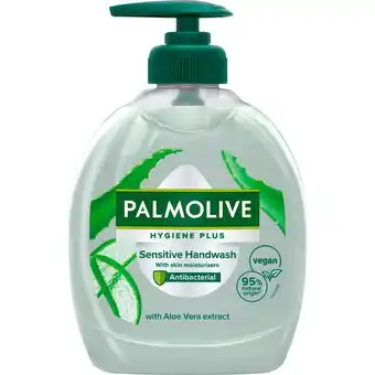 Etos Palmolive Hygiëne Plus Sensitive Antibacteriële Vloeibare Handzeep 300 ML aanbieding
