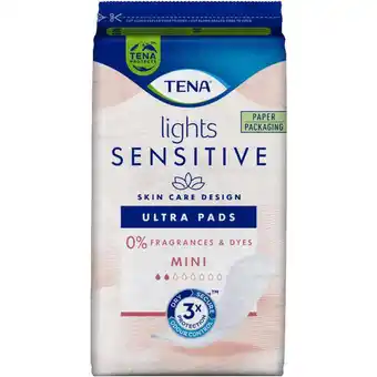 Etos TENA Lights Sensitive Mini Verbanden 20 stuks aanbieding