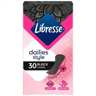 Etos Libresse Daily Fresh Black Inlegkruisjes Normal aanbieding