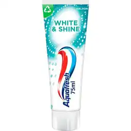 Etos Aquafresh White & Shine Tandpasta - 75 ML aanbieding
