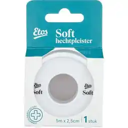 Etos Etos Hechtpleister Soft 5 M x 2,5 CM aanbieding