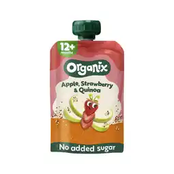 Etos Organix Bio Knijpfruit Appel, Aardbei, Quinoa aanbieding