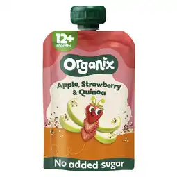 Etos Organix Bio Knijpfruit Appel, Aardbei, Quinoa aanbieding