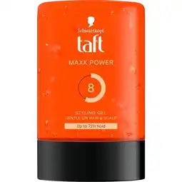 Etos Taft Styling Gel Maxx Power Gel 300 ML aanbieding