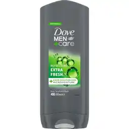 Etos Dove Men+Care Extra Fresh Douchegel 400 ML aanbieding