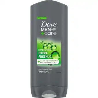 Etos Dove Men+Care Extra Fresh Douchegel 400 ML aanbieding