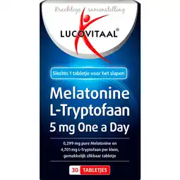 Etos Lucovitaal Melatonine L-Tryptofaan 5mg aanbieding