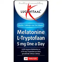 Etos Lucovitaal Melatonine L-Tryptofaan 5mg aanbieding
