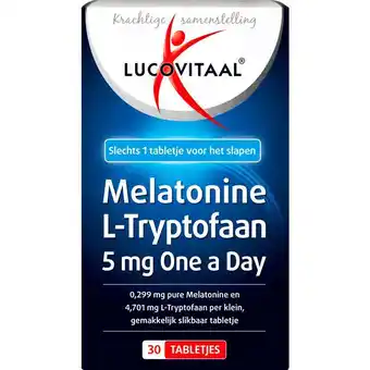 Etos Lucovitaal Melatonine L-Tryptofaan 5mg aanbieding