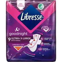 Etos Libresse Ultra Thin Maandverband Goodnight Extra aanbieding