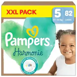 Etos Pampers Harmonie XXL Pack Luiers Maat 5 11-16 KG 82 Stuks aanbieding