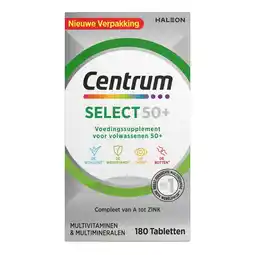 Etos Centrum Select 50+ Multivitaminen Tabletten 180 stuks aanbieding
