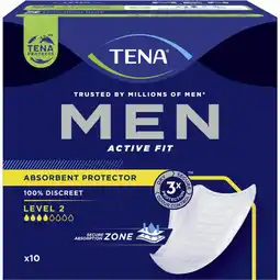 Etos TENA Men Absorbant Protector Level 2 10 stuks aanbieding