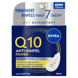 Etos NIVEA Q10 Power Anti-Rimpel Nachtcrème 50 ML aanbieding
