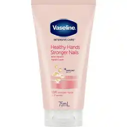 Etos Vaseline Intensive Care Healthy Hands & Stronger Nails Handcrème 75 ML aanbieding
