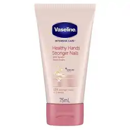 Etos Vaseline Intensive Care Healthy Hands & Stronger Nails Handcrème 75 ML aanbieding