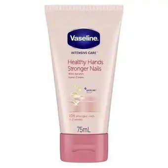 Etos Vaseline Intensive Care Healthy Hands & Stronger Nails Handcrème 75 ML aanbieding