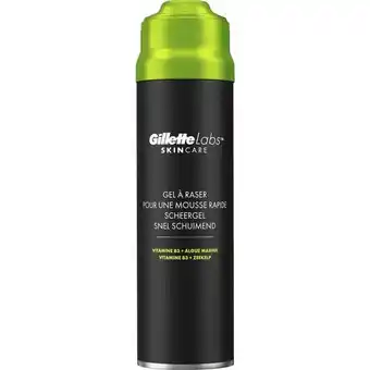 Etos GilletteLabs Scheergel Snel Schuimend 198 ML aanbieding
