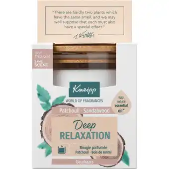 Etos Kneipp Geurkaars Deep Relaxation aanbieding