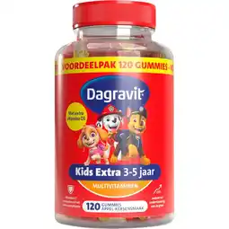 Etos Dagravit Kids Xtra 3-5 jaar 120 gummies aanbieding