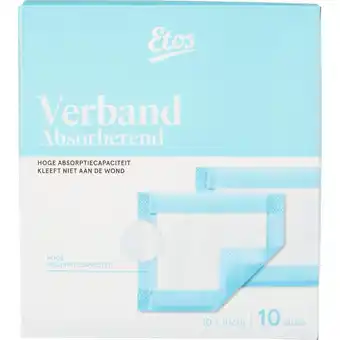 Etos Etos Absorberend verband 10 x 10 CM 10 stuks aanbieding