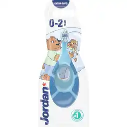 Etos Jordan kindertandenborstel Step 1 Baby (0-2 Jaar) aanbieding