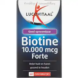 Etos Lucovitaal Biotine 10.000mcg Forte aanbieding