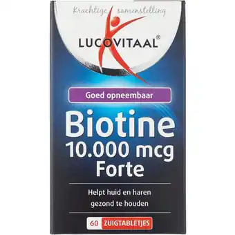 Etos Lucovitaal Biotine 10.000mcg Forte aanbieding