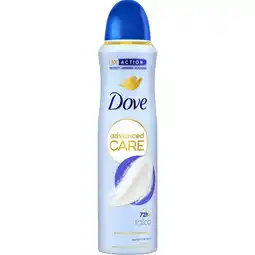 Etos Dove Advanced Care Talco Anti-Transpirant Deodorant Spray 150 ML aanbieding
