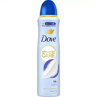 Etos Dove Advanced Care Talco Anti-Transpirant Deodorant Spray 150 ML aanbieding