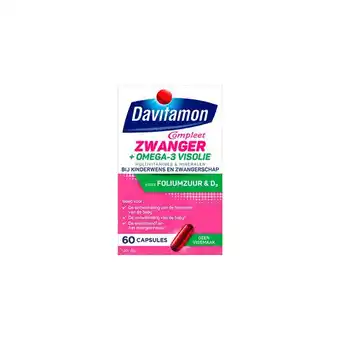 Etos Davitamon Compleet Zwanger + Omega-3 Visolie 60 Stuks aanbieding