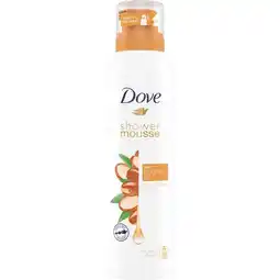 Etos Dove Argan Oil Shower Mousse 200 ml aanbieding