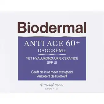 Etos Biodermal Anti Age 60+ Dagcrème SPF15 50 ML aanbieding