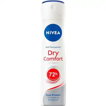Etos NIVEA Dry Comfort Deodorant Spray 150 ML aanbieding