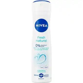 Etos NIVEA Fresh Natural Deodorant Spray 150 ML aanbieding