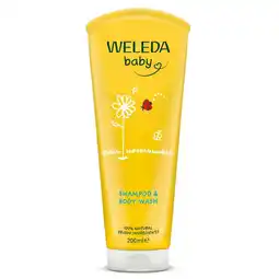 Etos Weleda Calendula Babyshampoo & Douchecrème 200 ML aanbieding