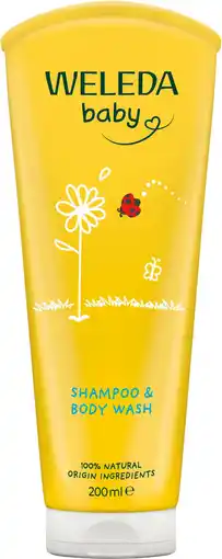 Etos Weleda Calendula Babyshampoo & Douchecrème 200 ML aanbieding