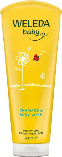 Etos Weleda Calendula Babyshampoo & Douchecrème 200 ML aanbieding
