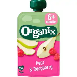 Etos Organix Bio Knijpfruit Peer, Framboos aanbieding