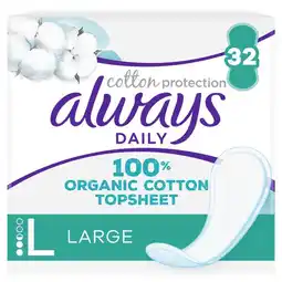 Etos ALWAYS DAILY COT LINER L 32 - BP aanbieding