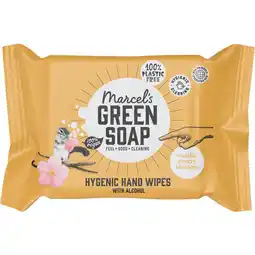 Etos Marcel's Green Soap Vanilla & Cherry Blossom Hygienische Handdoekjes aanbieding
